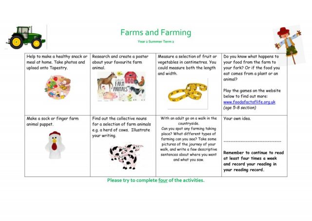 thumbnail of Home Learning grid
